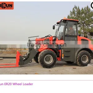 Qingdao Everun Brand New Farm Tractors,ER20 Mini Loader With Luxury Cabin For Sale thumbnail-2