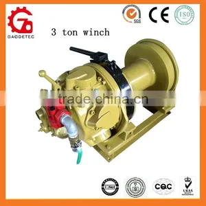 GEC Series Remote Control 3 Ton Pneumatic Wire Rope Winches thumbnail-1