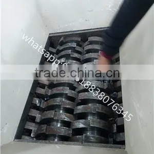 Manufacture Automatic Foam Waste Tire Wood Shredder Machine Plant thumbnail-3