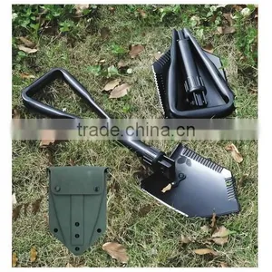 New - Extra Solid Folding Spade Militray Folding Shovel thumbnail-1