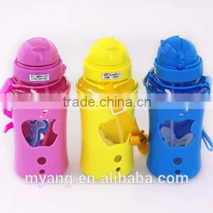 2015 Wholesale Children Space Water Bottle With Straw/BPA Free Plastic Water Bottle With Straw thumbnail-1