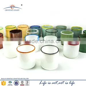 COLORED DECORATIVE SOY CANDLES JAR thumbnail-1