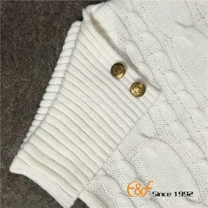 Uneven Fold Neck Design Pullover Sweater Poncho thumbnail-2