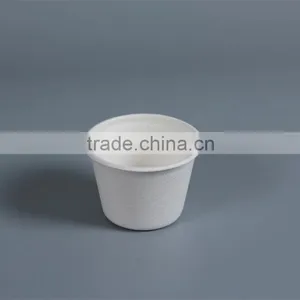 140ml-5oz Disposable Bagasse Pulp Tea Cup 77x53.6 L048 thumbnail-1