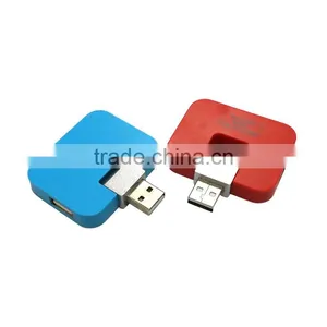 Promotional Gift Electronic Devices Mini 4-port ABS USB Hub thumbnail-5