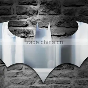 Bat Lamp Mirror Lamp Batman Mirror Lamp With Remote Control Colorful KTV Corridor Background Wall Lamp thumbnail-1