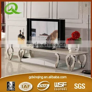 E350 Modern Living Room Furniture Tempered Glass tv Stand thumbnail-3