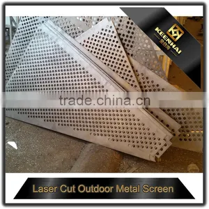 Decorative Laser Cut 3mm Aluminum Perforated Panel for Facade thumbnail-6