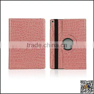 Crocodile Pattern Leather Case Flip Leather Case Protective Whirl Covers for Ipad Air2 thumbnail-2