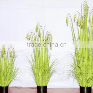 Artificial Onion Grass,potted Artificial Grass,decorative Artificial Wheat Grass thumbnail-3