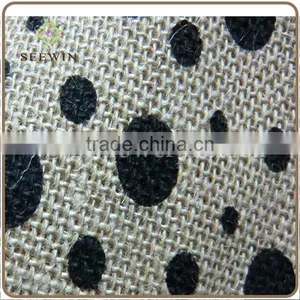 Natural Jute Burlap Rolls With Print thumbnail-1