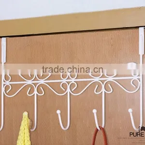 Metal Over The Door Hanging Hooks thumbnail-6