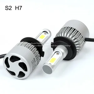 2017 New Products 9-32V S2 H7 Cob Led Car Headlight High/low 72w 8000lm 2.5a Led Car Headlight thumbnail-2