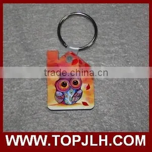 Hot Sale Keychain Custom Logo Souvenir Gif House Shaped Keychain thumbnail-3