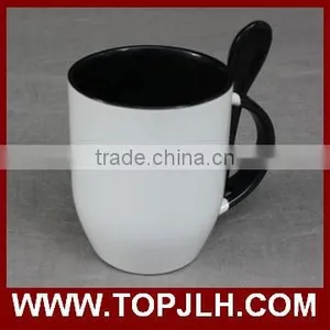 Personalized Multi Color Double Colored Coffee Mug With Spoon Sets thumbnail-6