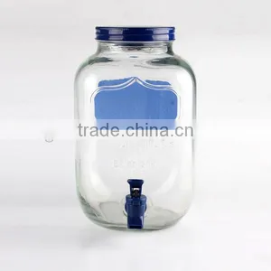 Circleware Colorful 5L Yorkshire Glass Beverage Drink Dispenser thumbnail-6