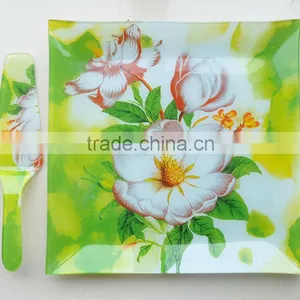 Square Dinner Plate With Server Set thumbnail-1
