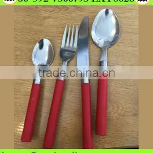 16pcs Cutlery Set With Plastic Handle thumbnail-1