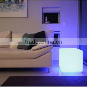 Hollow Cube Cool Bar Flashing Rgb Multi Color Lighting Led Chairs thumbnail-1