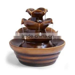Three Tier Cascading Tabletop Water Fountain thumbnail-1