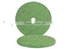 KMJ-BS005 Green Color Bias Open Sisal Buff Wheel With High Quality thumbnail-1