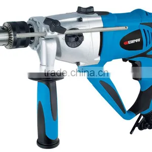 KINPOW 1010w/1200w Impact Drill Hand Drill Electric Drill With Alu.Gear Box KPID1013 thumbnail-1