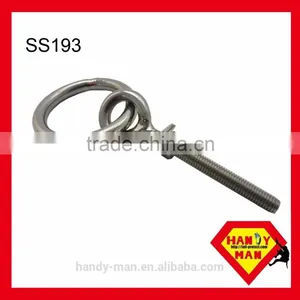 Hardware Accessory Stainless Steel 304 Ring Bolt With One Nut and One Washer thumbnail-2