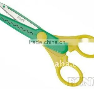 Hot Sell Safety Twin Color Plastic Grip Craft Scissors thumbnail-1