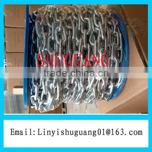 Q235 Shuguang Factory Supply Smooth Welded Short Link Chain thumbnail-1
