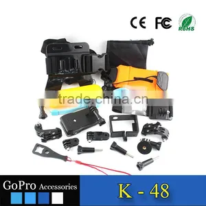 High Quality 18 in 1 Kit Used for Gopros Heros 4 Sports Camera Accessories Action Camera Cases thumbnail-3