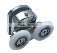 Zinc Alloy Double Wheel Rollers and Handles Rain Shower for Sliding Door thumbnail-2