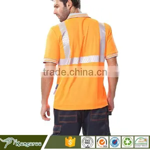 Insulation Reflective Strips Reflective Polo Shirt Clothes thumbnail-3