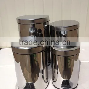 5L Hot Sale Hotel Stainless Steel Garbage Can/dustbin /waste Bin thumbnail-3