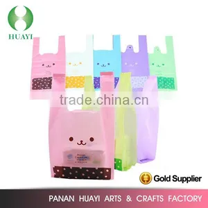 Latest Design Hot Sale Colorful Plastic Shopping Bag Wholesale thumbnail-1