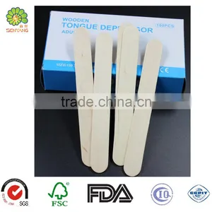 High Quality Disposable Wooden Custom Medical Tongue Spatula Depressor thumbnail-6