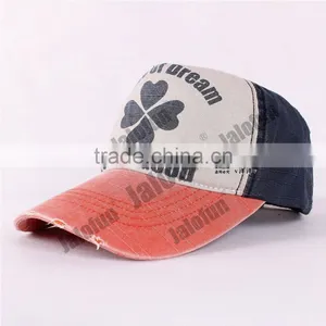 Cheap Custom Cotton Caps Fitted Baseball Cap Girls thumbnail-4