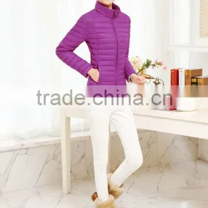 2015 Elegant and Ultralight Women Duck Down Jacket thumbnail-6