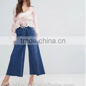 OEM Service Supply Type Women Sexy Tops and Blouses Floral Print Plunge Blouse thumbnail-5