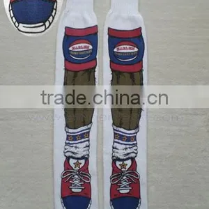 Custom Silk-screen Print Sport Knee Socks thumbnail-1
