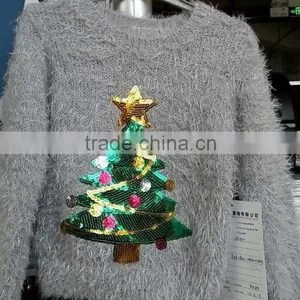 Kids Wholesale Eyelash Knit Christmas Sweater (KS0439) thumbnail-3