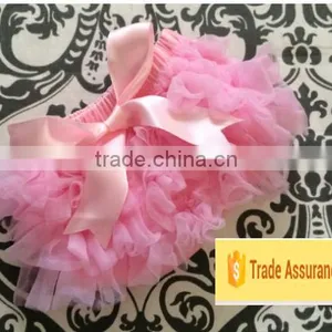 Wholesale Fashion Boutique Chiffon Baby Clothes Tutu Baby Bloomer Multi-layer Ruffle Baby Party Bloomer thumbnail-4