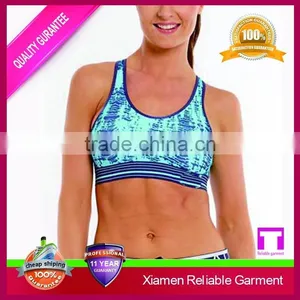 Top Quality Gym Wear 88% Nylon 12% Spandexbra/ Sexy Fitness Yoga Bra for Women thumbnail-5