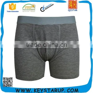 Latest Man Boxer Comfortable Cotton Underwear With Stripes Man's Brief Suits thumbnail-1