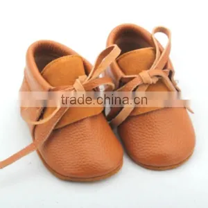 Genuine Leather Baby Shoes With Kids Shoes thumbnail-1