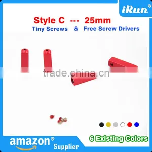 Gold/Silver/Gun Black/White/Red/Blue Metal Lace Aglets - YEEZY Shoe Lace Tips DIY Replacement Screw-On - Yeezy Metal Aglet thumbnail-3