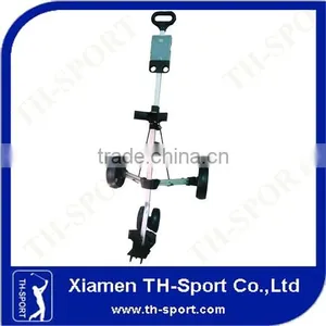 Golf Buggy - Folding Trolley Caddy With Card Holder thumbnail-1