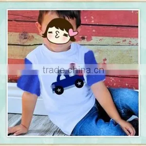 2017National Day Baby Boys O-neck Casual Short Seleeves T-shirt Simple Pattern Printer thumbnail-1