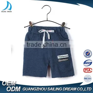2017 Apparel Factory Summer Clothing New Model Jeans Pants Short Printed Jeans for Kid thumbnail-1