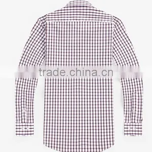 Custom Design Pattern Men Shirt Fancy Plaid Men Shirts Brand Names thumbnail-2
