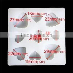 Silicone Resin Mold Square White 9.3cm x 9.3cm thumbnail-2